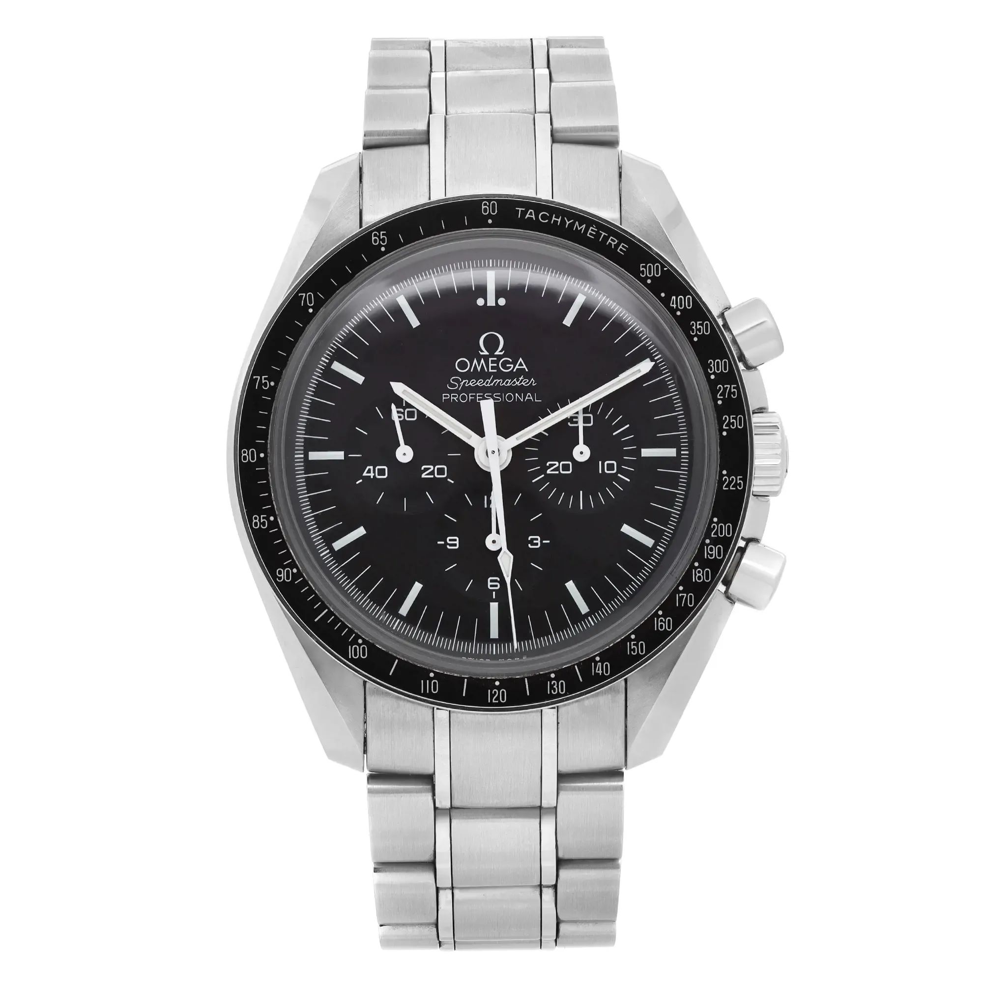 Front Full View Of OMEGA 311.30.42.30.01.005 Stainless Steel Watch 