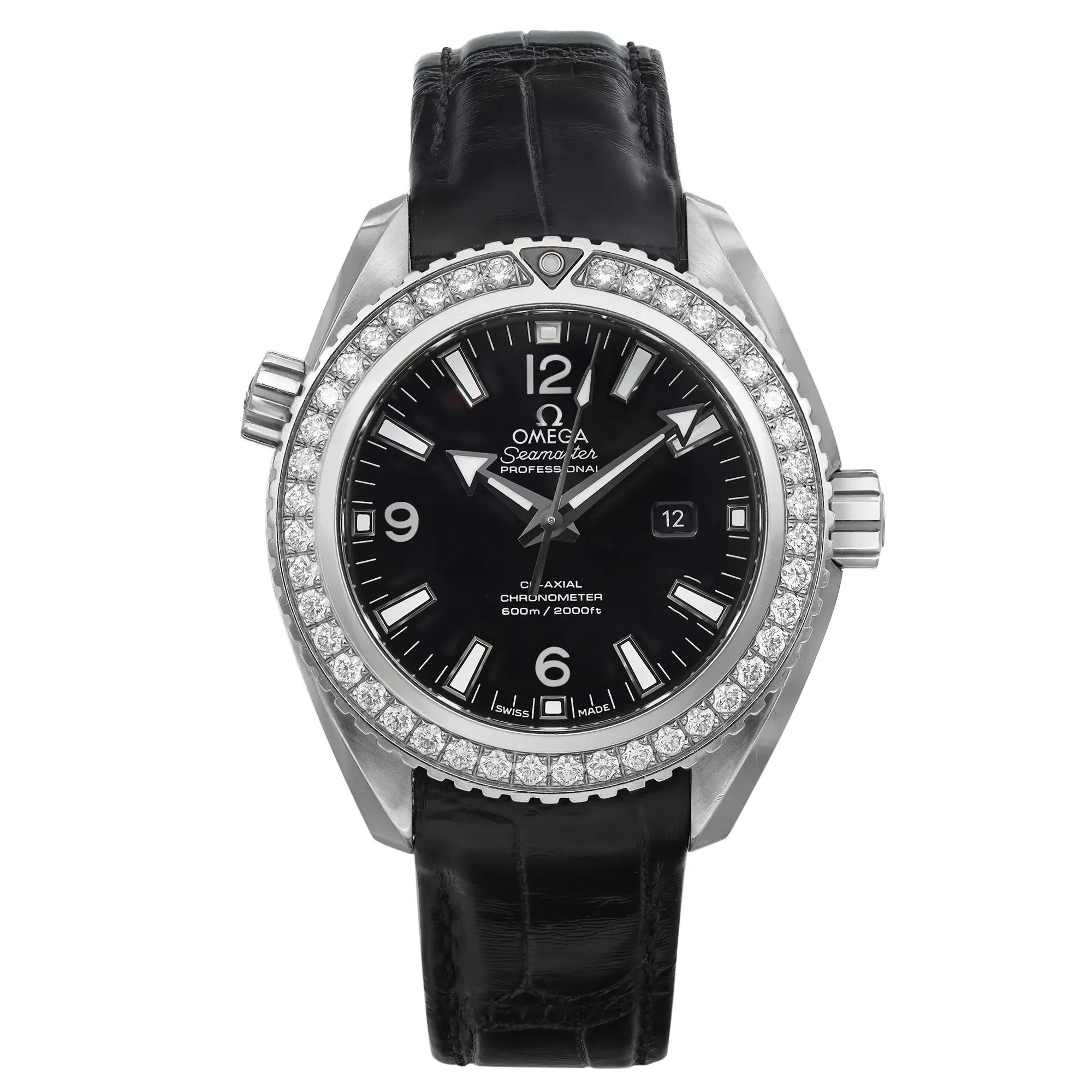 Front Full View Of OMEGA 232.18.38.20.01.001 Stainless Steel Watch 