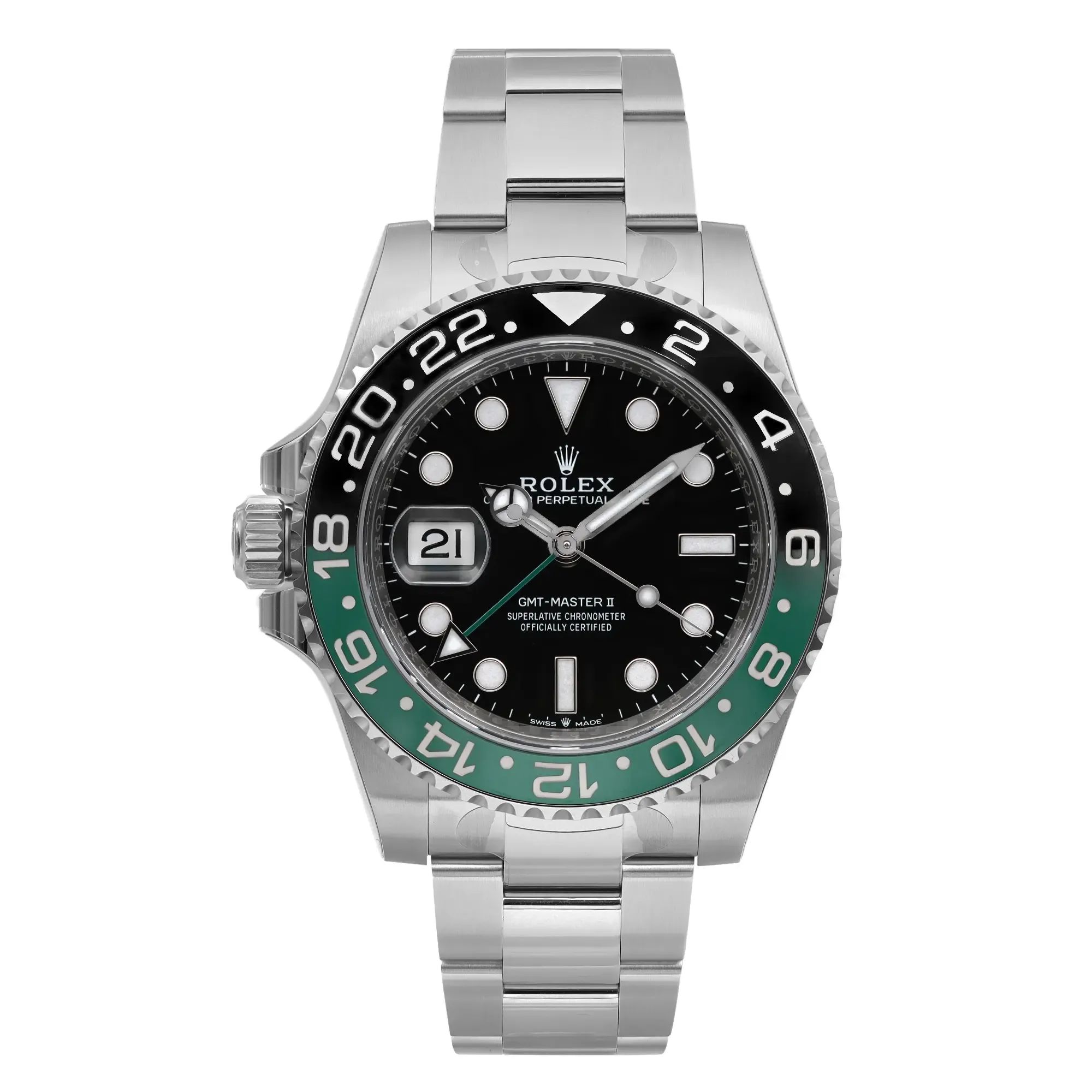 Front Full View Of Rolex 126720VTNR  Stainless Steel Watch 