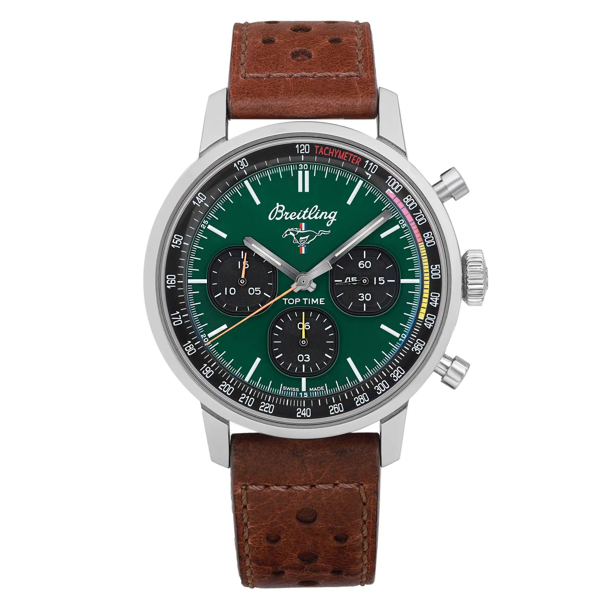 Front Full View Of Breitling A253101A1L1X1 Stainless Steel Watch 