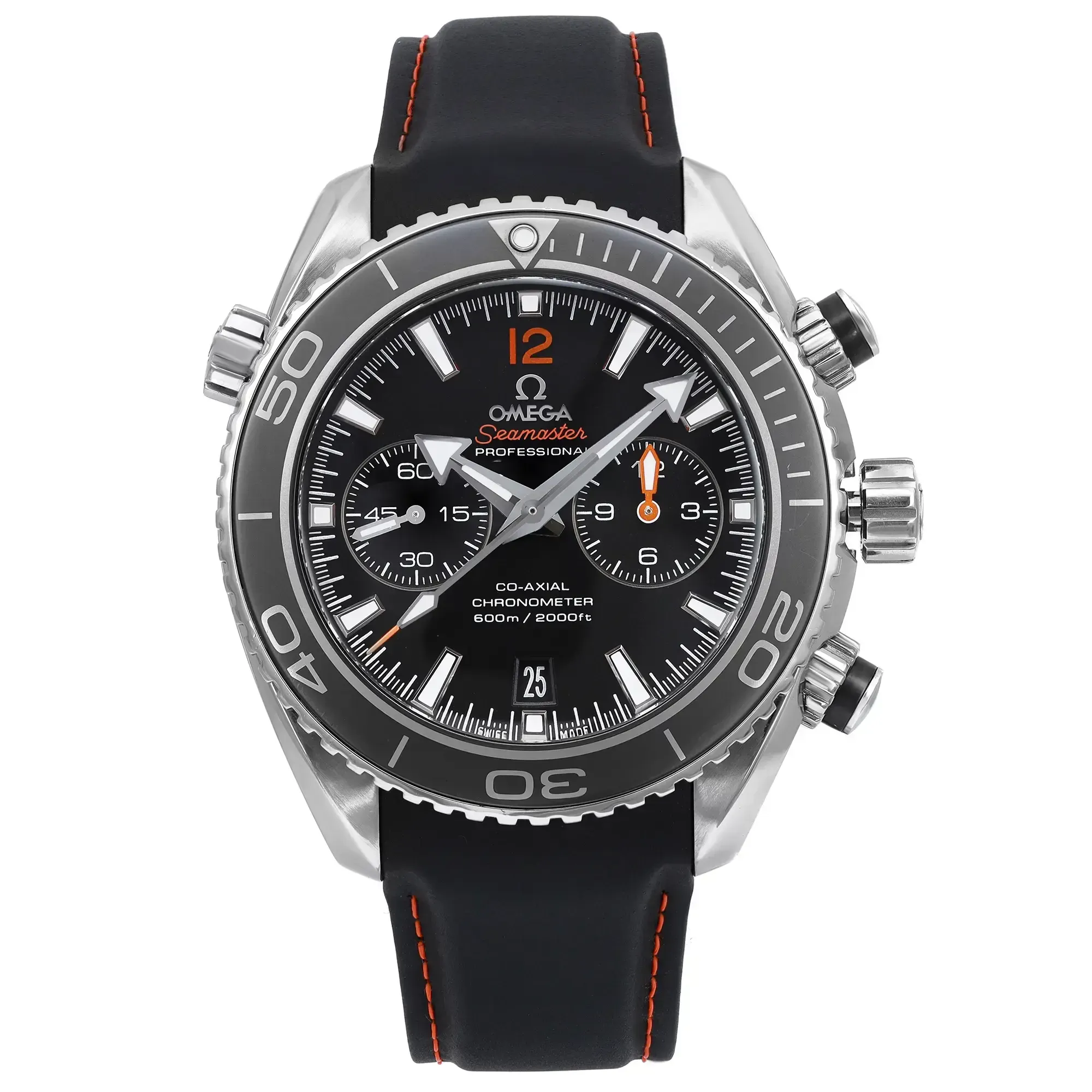 Front Full View Of OMEGA 232.32.46.51.01.005 Stainless Steel Watch 
