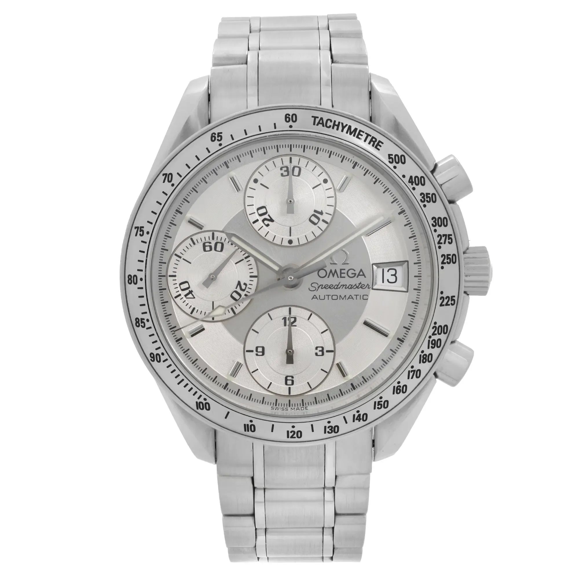 Front Full View Of OMEGA 3513.30.00 Stainless Steel Watch 