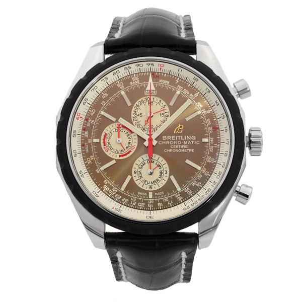 Front Full View Of Breitling A1936002/Q573 Stainless Steel Watch 