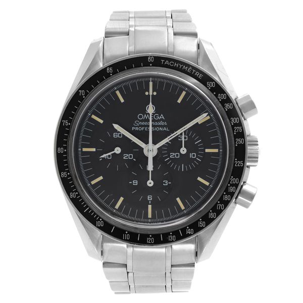 Front Full View Of OMEGA 345.0022.100 Stainless Steel Watch 