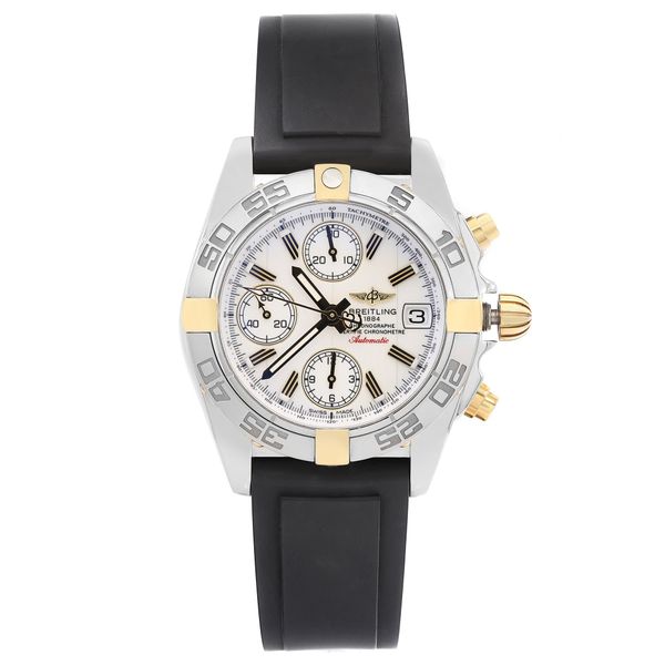 Front Full View Of Breitling B13358L2-A700BKPD Stainless Steel Watch 