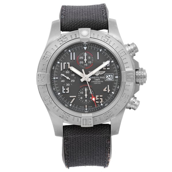 Front Full View Of Breitling E1338310/M536-253S Titanium Watch 