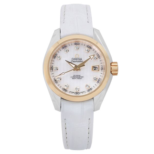 Front Full View Of OMEGA 231.23.30.20.55.002 Stainless Steel Watch 