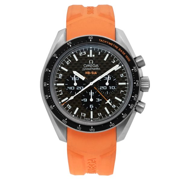 Front Full View Of OMEGA 321.92.44.52.01.003 Titanium Watch 