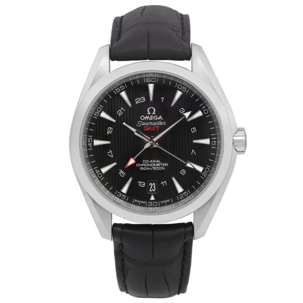 Front Full View Of OMEGA 231.13.43.22.01.001 Stainless Steel Watch 