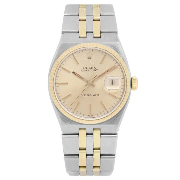 Front Full View Of Rolex 17013 Stainless Steel Watch 