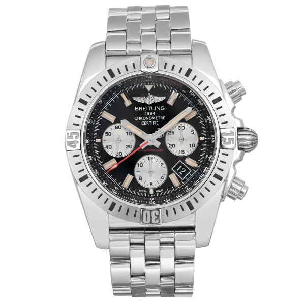 Front Full View Of Breitling AB01154G/BD13-375A Stainless Steel Watch 