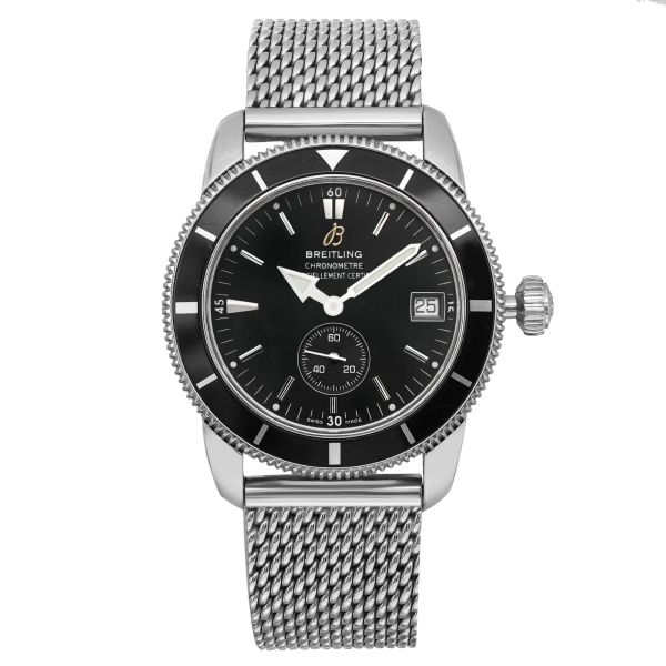 Front Full View Of Breitling A3732024.B869 Stainless Steel Watch 