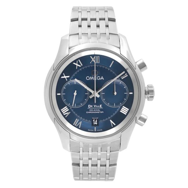 Front Full View Of OMEGA 431-10-42-51-03-001 Stainless Steel Watch 