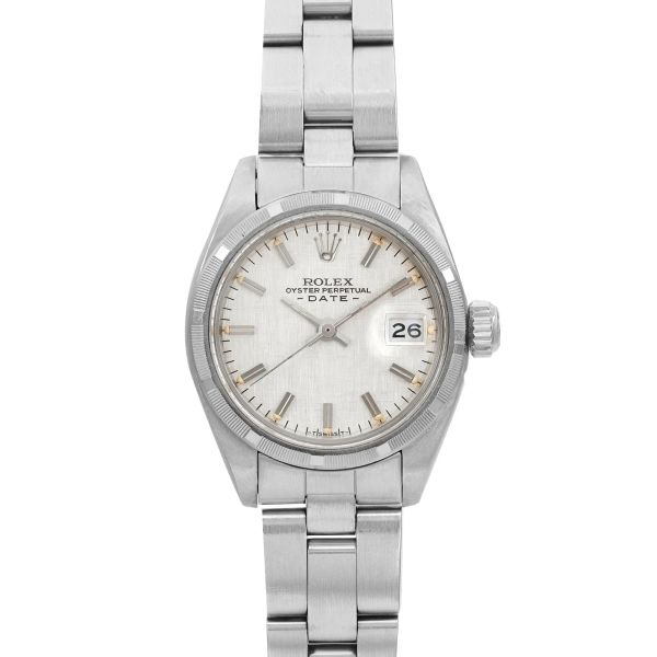 Front Full View Of Rolex 6919 Stainless Steel Watch 