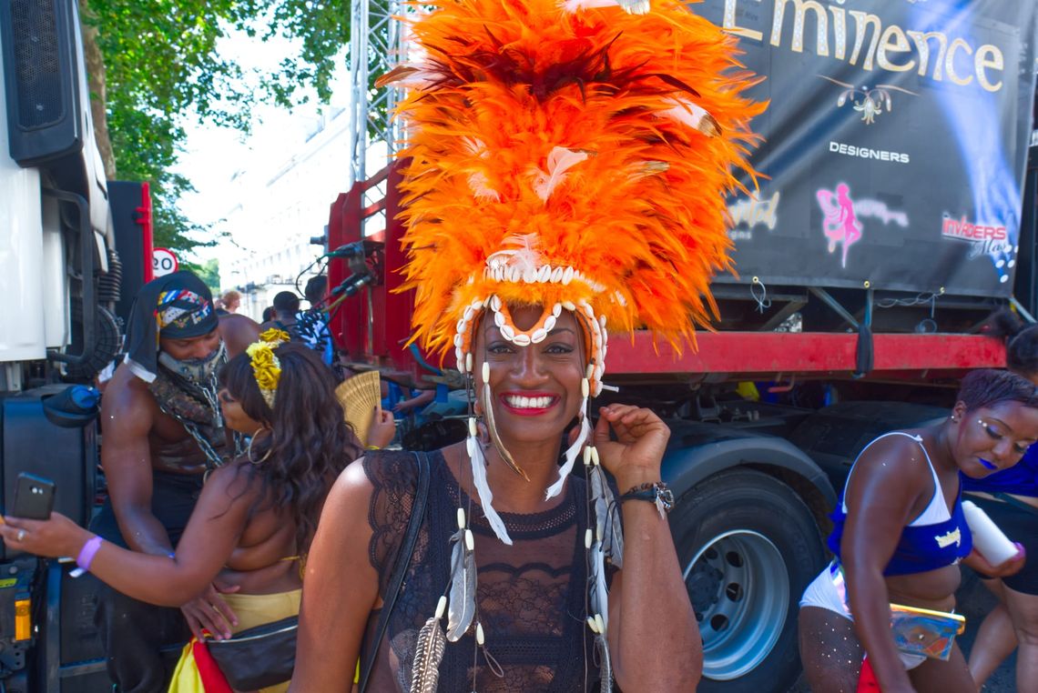 Nice Notting Hill carnival dancer
