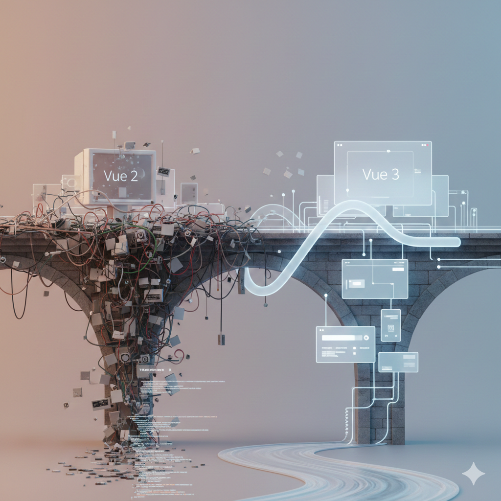 How I led the migration of a SaaS product from a legacy Vue 2 to Vue 3 without stopping production at fabriq