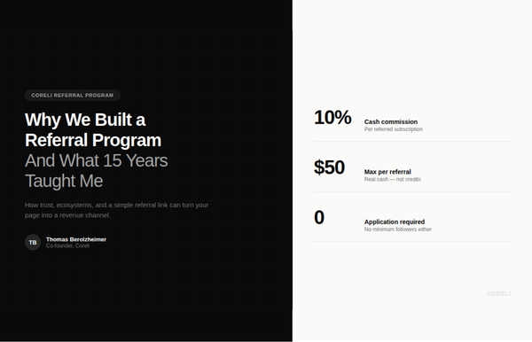 What 15 Years of Affiliate Strategy Taught Me (And Why We Built a Referral Program)