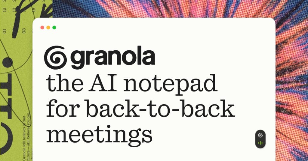 Granola meeting notes workspace operating locally on macOS without meeting bots.