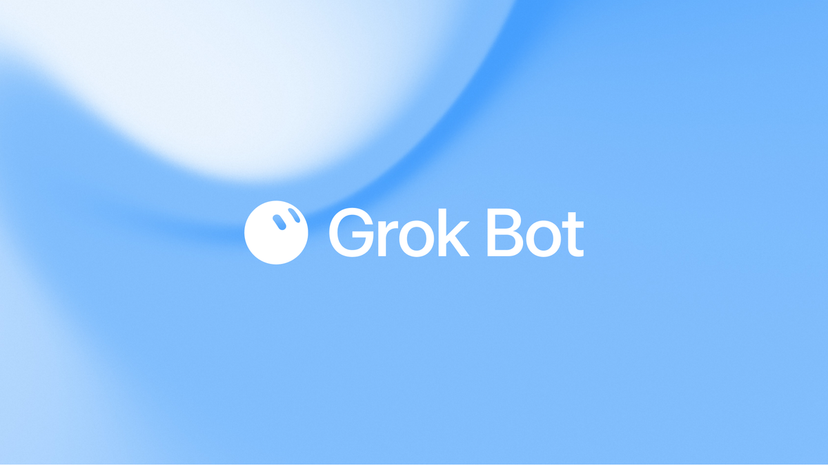 Official xAI Grok Bot platform interface showing autonomous execution environment