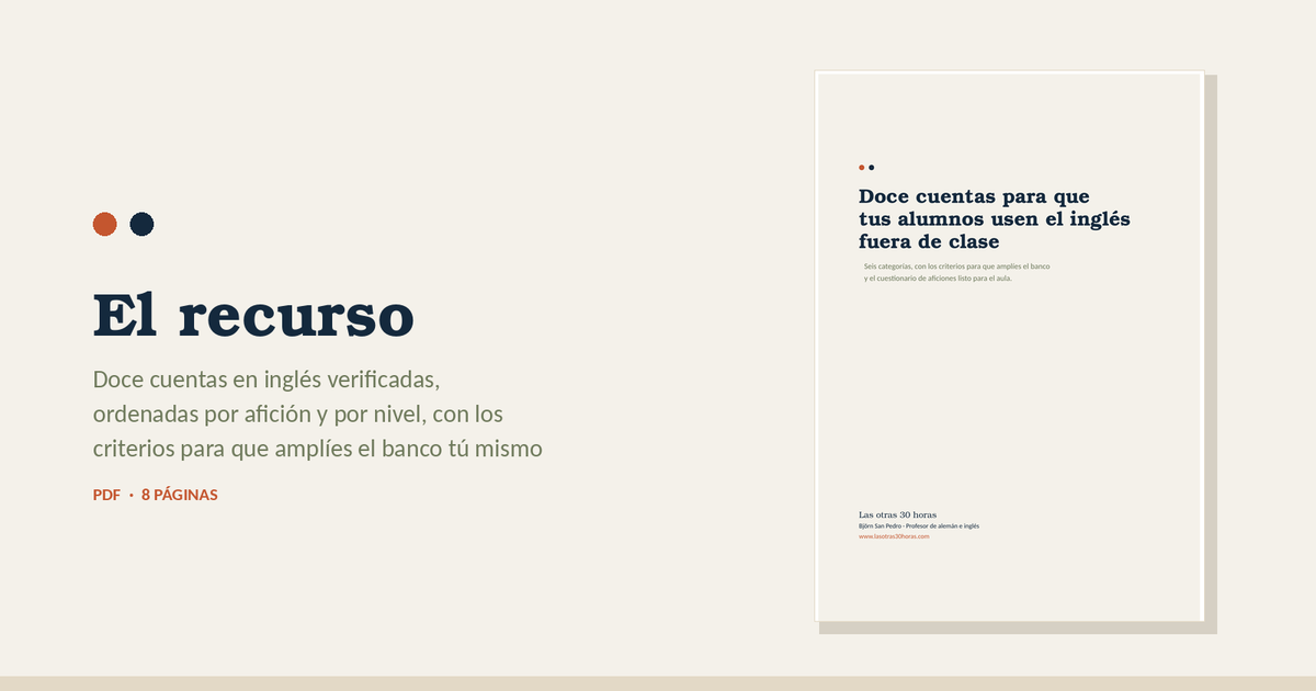 Banco de cuentas en inglés