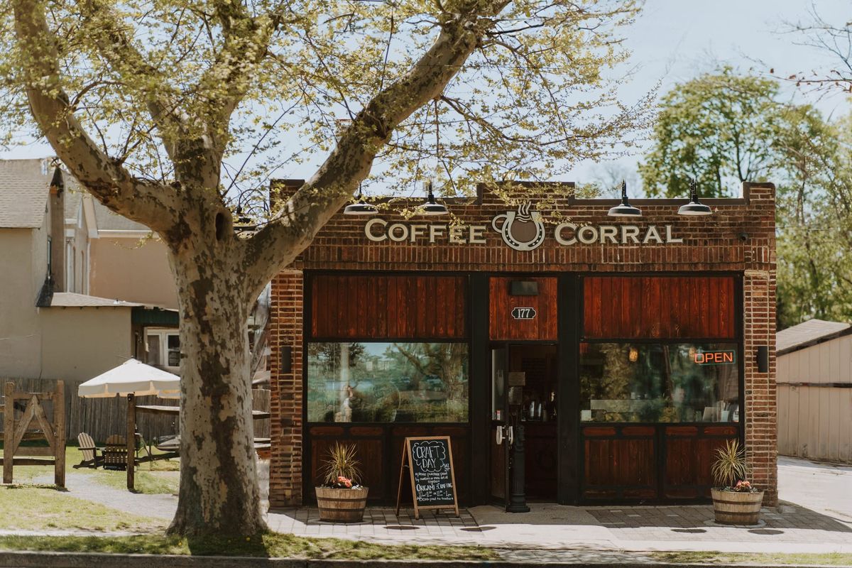 Photo of the exterior of the Coffee Corral