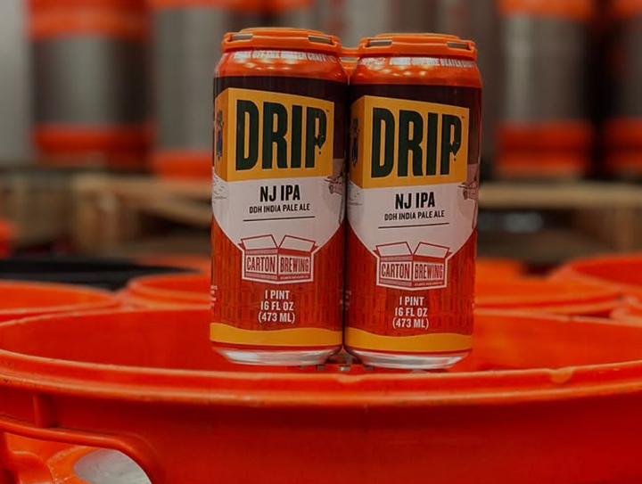 Drip NJ IPA beer from Carton Brewing Company