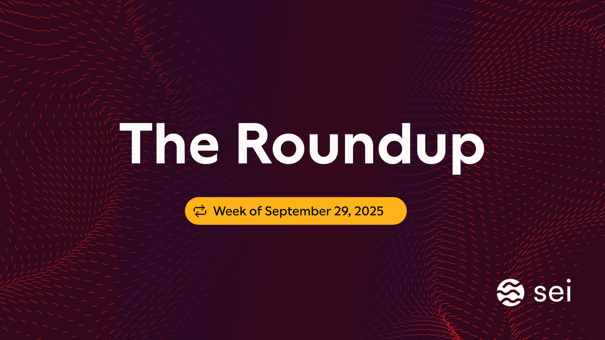 The Roundup: Week of September 29, 2025