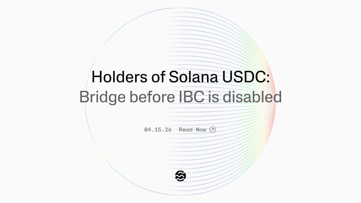 Holders of Solana USDC on Sei Need to Act Before IBC Is Disabled