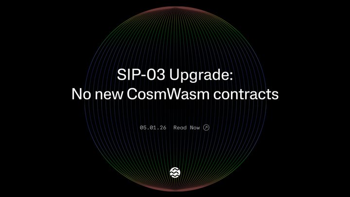 SIP-03: No new CosmWasm contract deployments