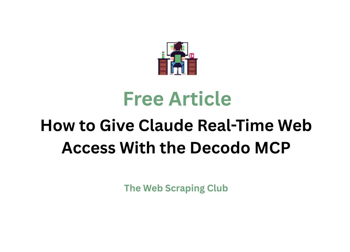 How to Give Claude Real-Time Web Access With the Decodo MCP
