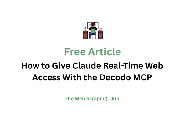 How to Give Claude Real-Time Web Access With the Decodo MCP