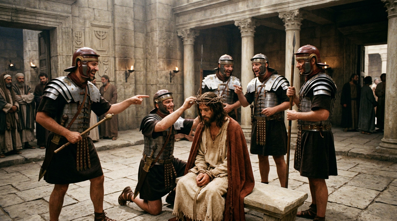 Luke 22: The Guards Mock Jesus