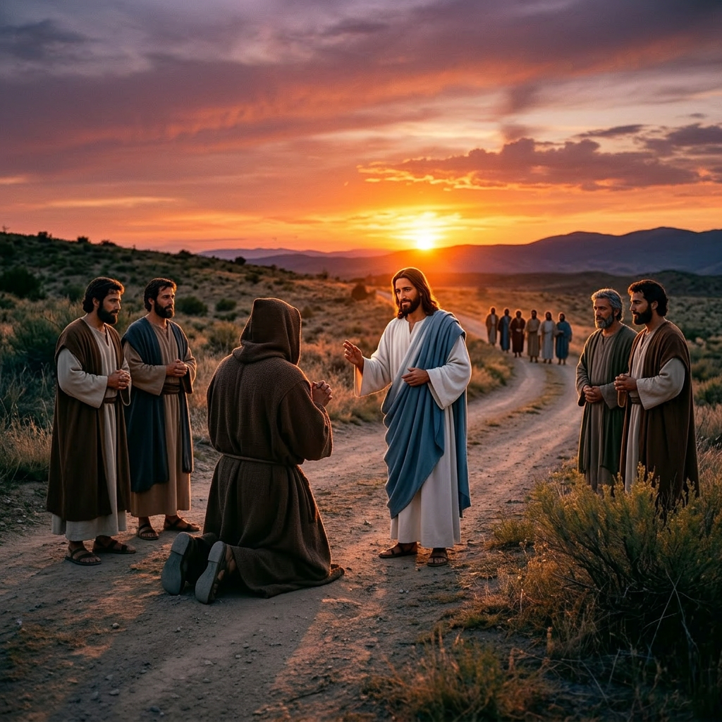 Luke 17: Jesus Heals Ten Men with Leprosy
