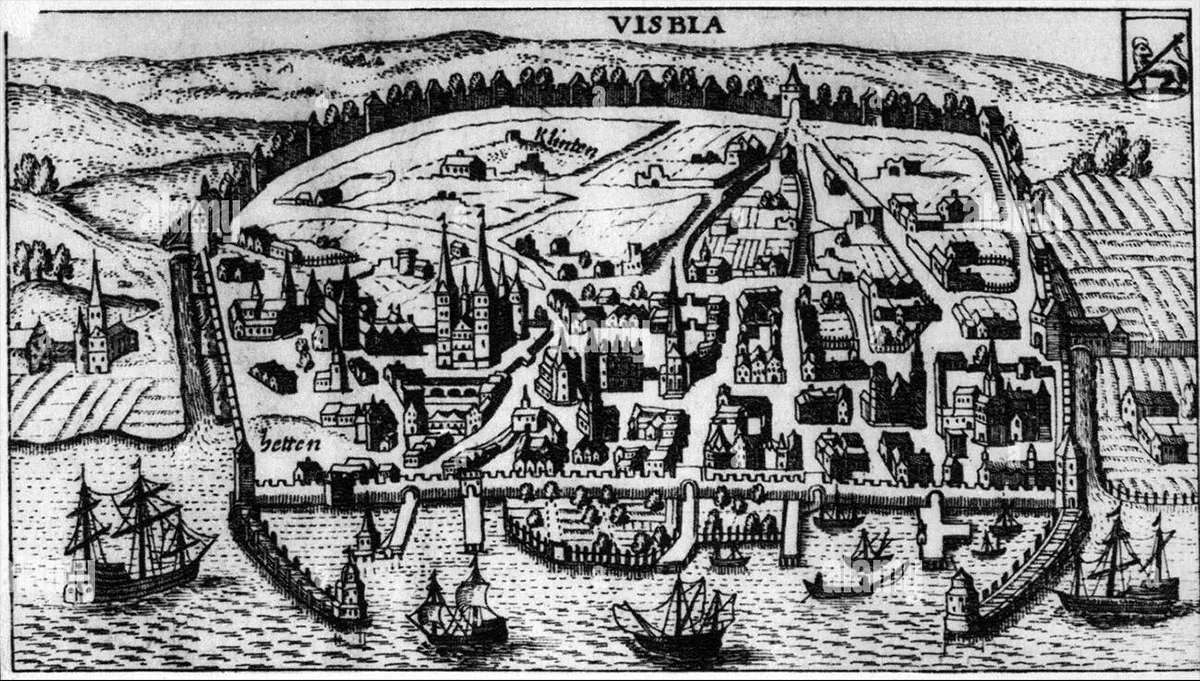 medieval city map