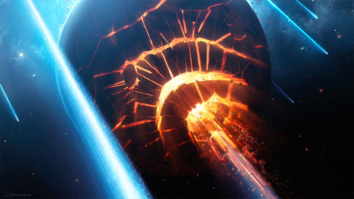 Photo: cyberpunksurvivalguide.com Two Planets Collide 11,000 Light-Years Away, Causing Debris Cloud Around Star