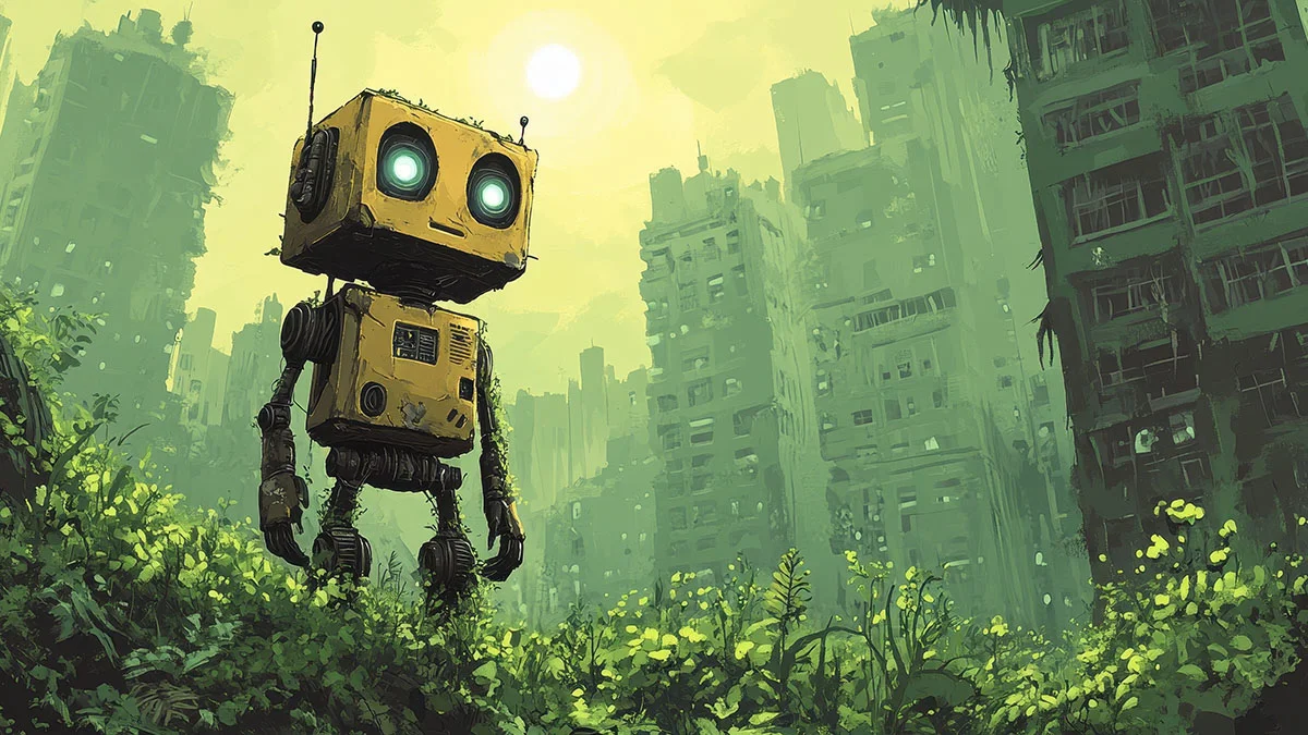 robot city ruins