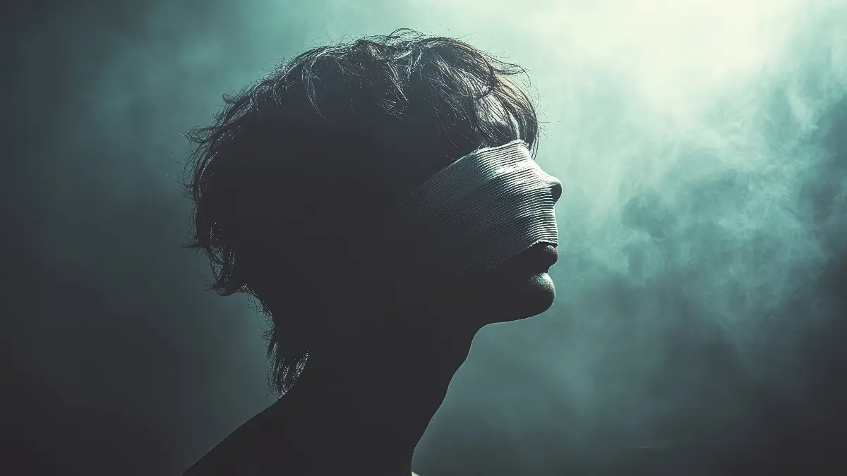 self blinding and muting