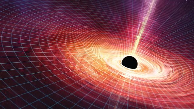finding aliens by the black holes they make?