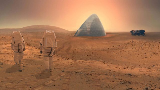 life on mars, now in post-modern style