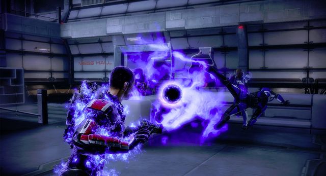 much ado about mass effect's dark matter