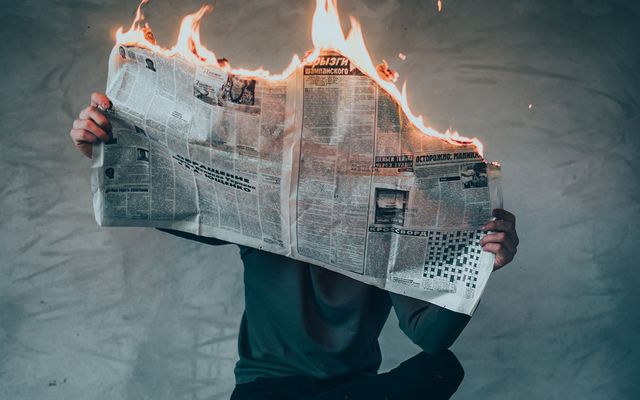 rearranging the chairs on the news titanic