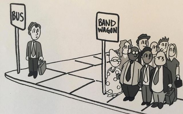 caught up in the bandwagon fallacy, people refuse to listen to science