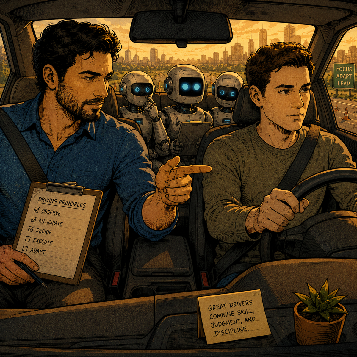 You Can't Learn to Drive From a Manual. So Why Is That Your AI Upskilling Plan?