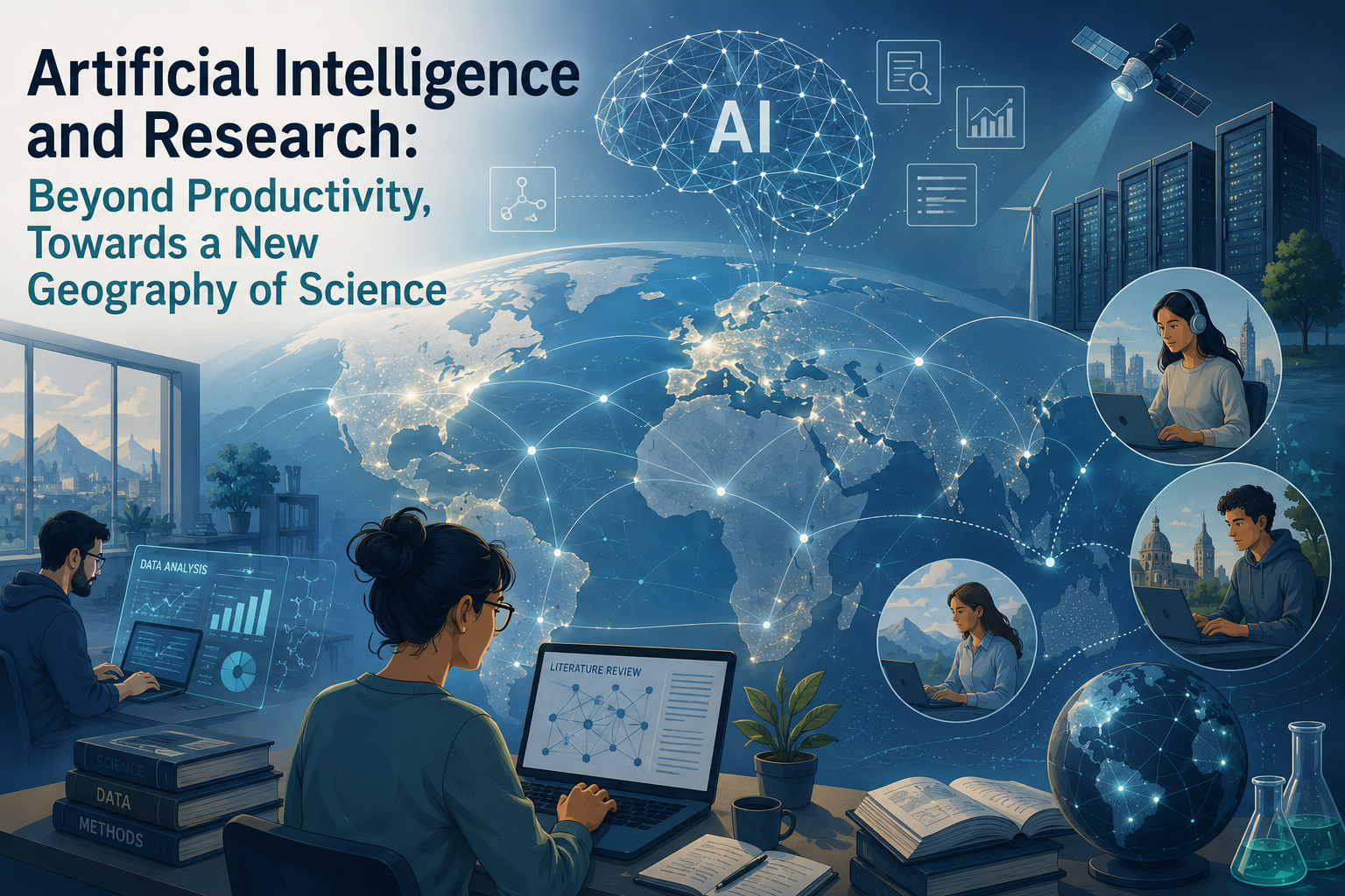 Artificial Intelligence and Research: Beyond Productivity, Towards a New Geography of Science