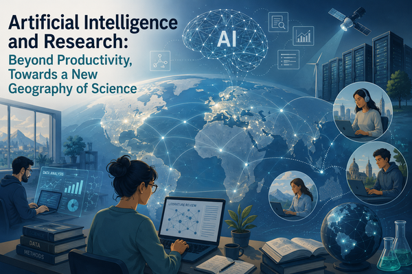 Artificial Intelligence and Research: Beyond Productivity, Towards a New Geography of Science