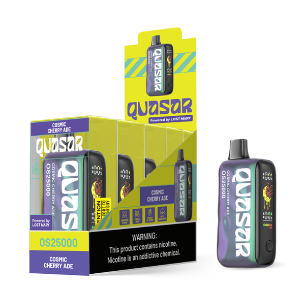 The Lost Mary Quasar OS25000: A Smart Disposable Vape Experience Like No Other