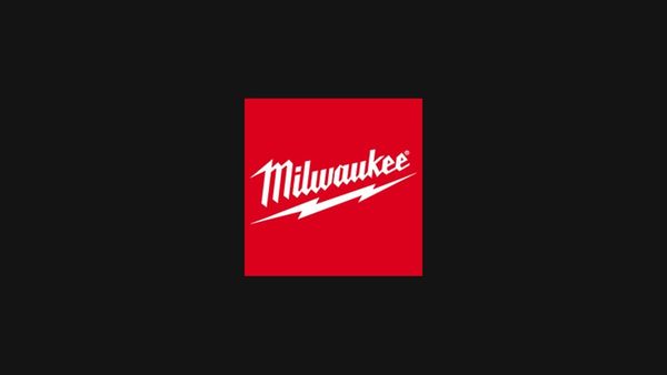 Milwaukee Tool logo on dark background