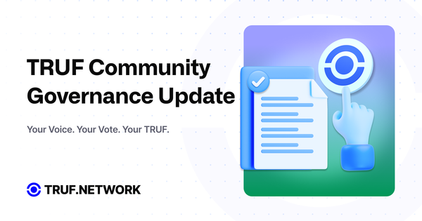 TRUF Community Governance Update