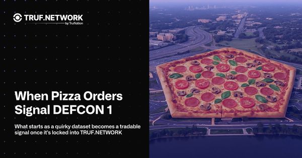 When Pizza Orders Signal DEFCON 1