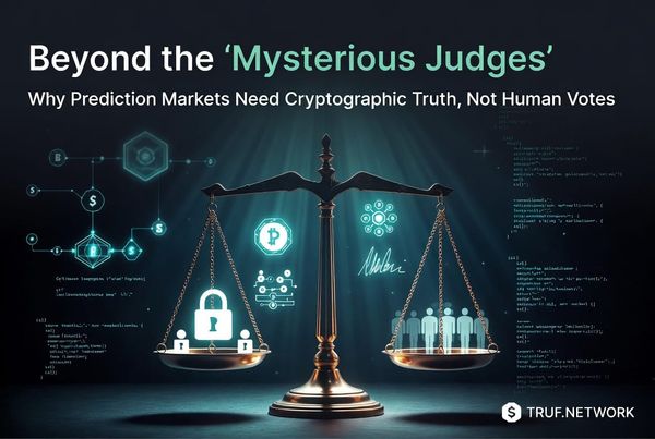 Beyond the "Mysterious Judges": Why Prediction Markets Need Cryptographic Truth, Not Human Votes